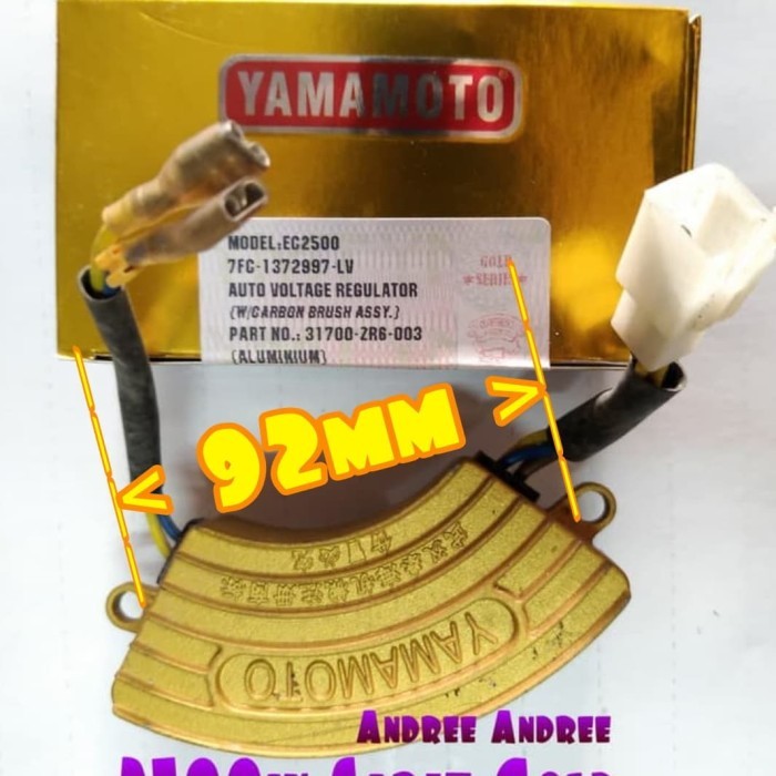 AVR Genset Bensin Oval Aluminium 1500 2500 3000 4000 watt Yamamoto Gol
