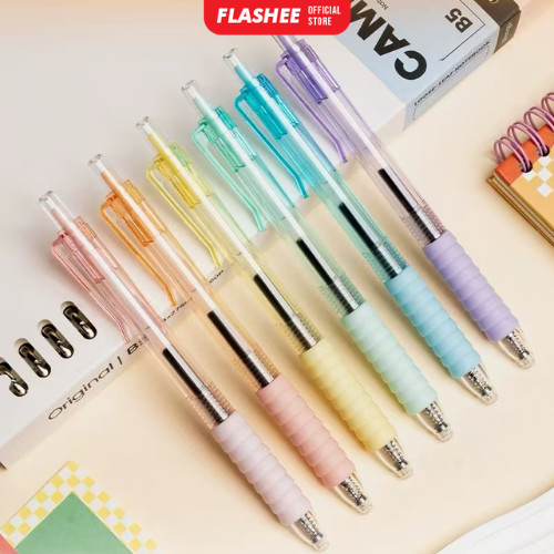 

Flashee Pulpen Gel Warna Pastel Tinta Hitam Pulpen Macaron Lucu Sekolah Kuliah