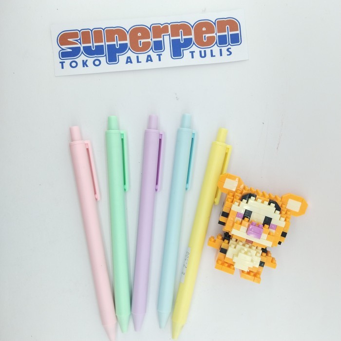 

Pulpen Ceklik Pastel / Pulpen Ecer Murah