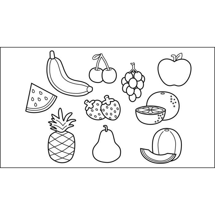 

Isi Isi 20 lembar Kertas Mewarnai Anak Paud/TK/SD Tema Buah