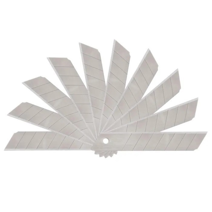 

[COD]Refill Cutter L150 Cutter Besar 18mm (isi 10) Refill Large Cutting Knife Pisau Pemotong Cadangan Anti Karat Kater Stainless Super Tajam Cuter Perlengkapan Kantor Alat Packing Unboxing