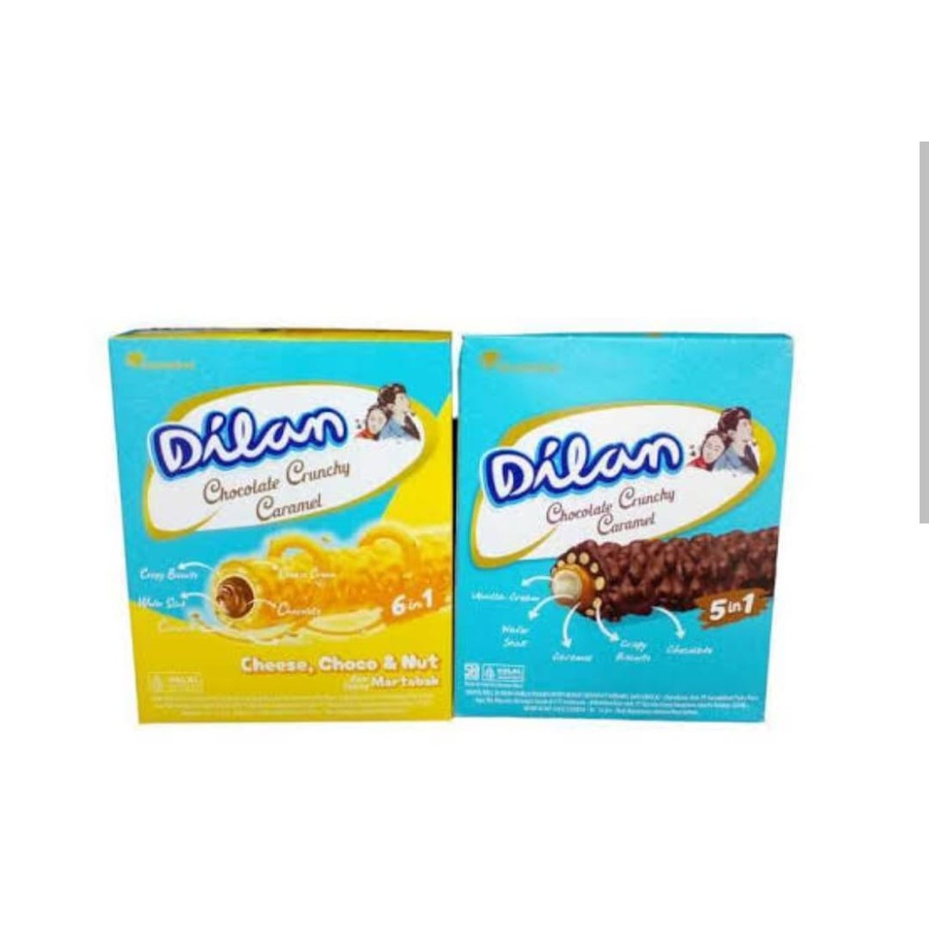 

Dilan Chocolate Crunchy Caramel BOX isi 12 X 23 gr