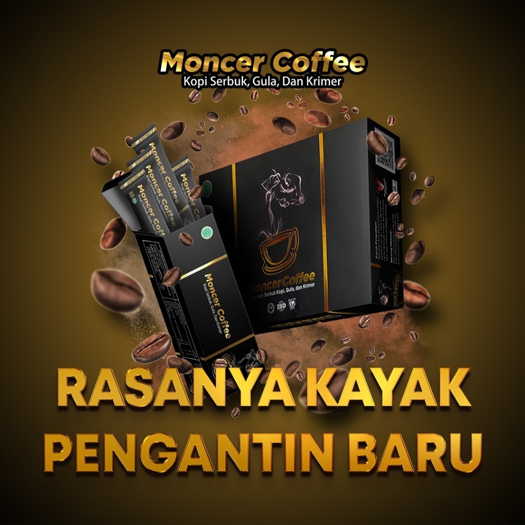 

Monceer Coffee Original - Kopi Gingseng Gula Aren - Kopi Kuat Tahan Lama Penambah Stamina Durasi Pria Sudah BPOM .