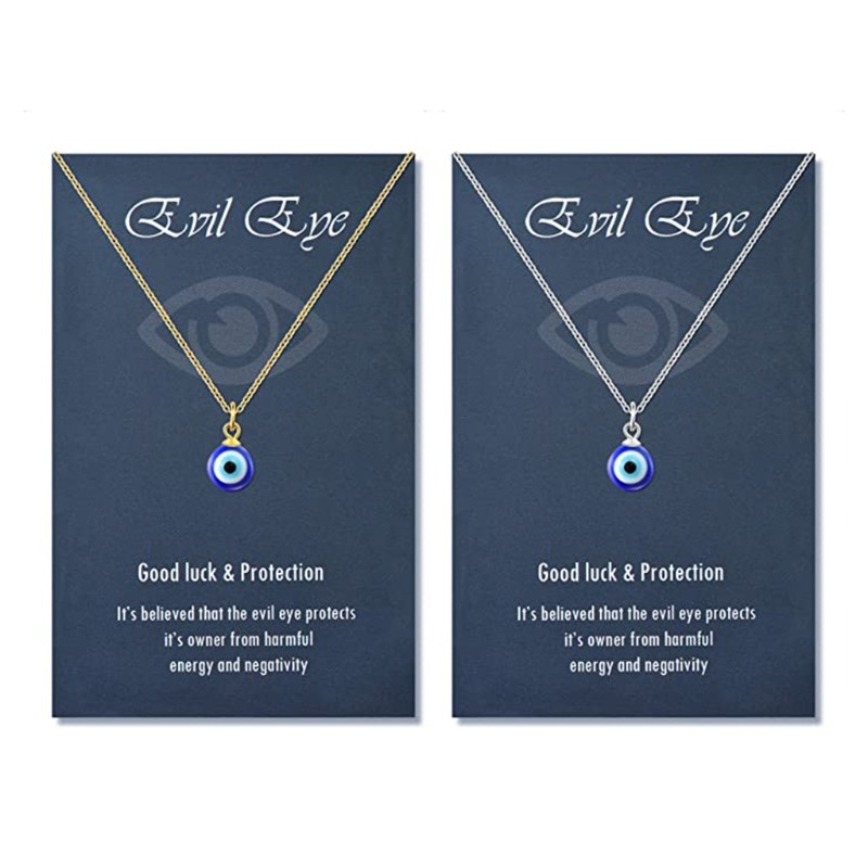 F42F for Evil Eye Pendant Necklace Turkish for Evil Eye for Protection and Blessing f