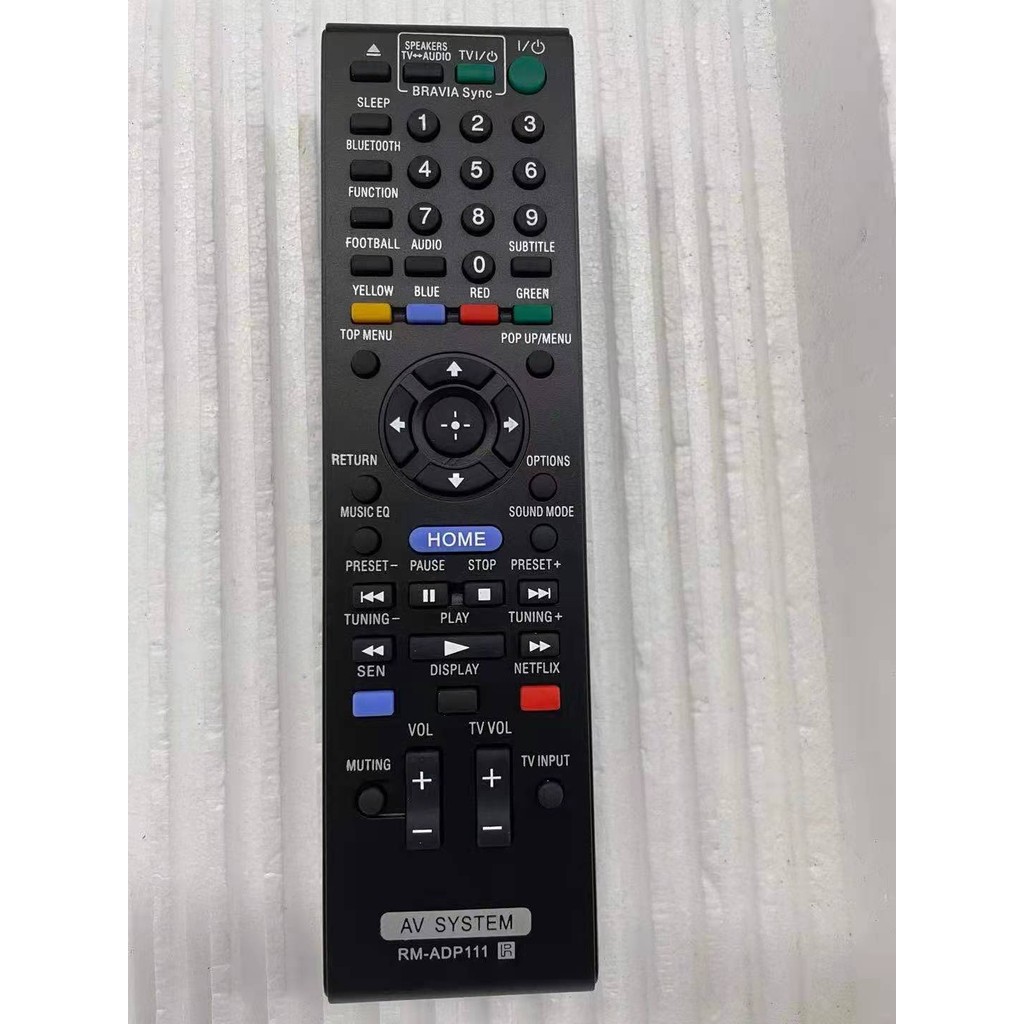 NEW Replace Remote RM-ADP111 for Sony Blu-Ray Home Theater BDV-E2100 BDV-E3100 BDV-E4100 BDV-E6100