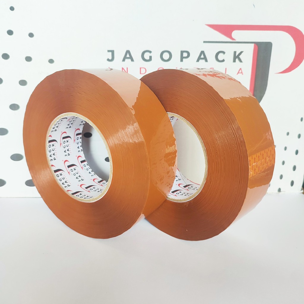 

2 PCS - Lakban Coklat 45 x 500 Yard Jago Pack Indonesia - Lakban Packing JUMBO