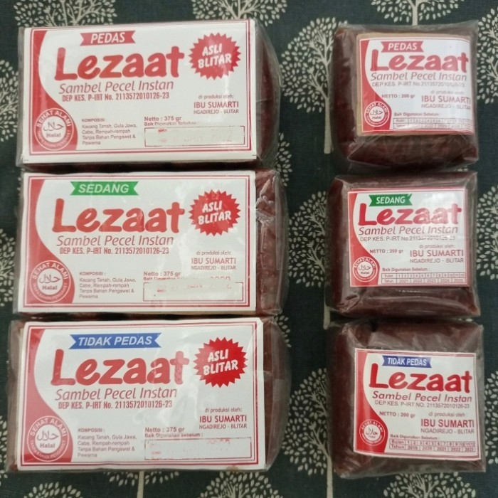 

✨TERLARIS -Bumbu Pecel atau Sambel Pecel instan Lezat Asli Blitar - 375, sedang