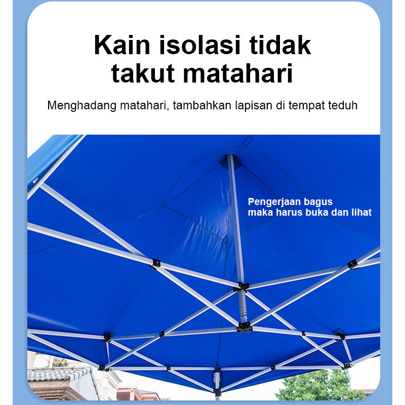 Tenda lipat 3x3/Tenda Lipat Jualan/tenda jualan 2x2/Tenda Bazar 600D Outdoor/Tenda Bazar