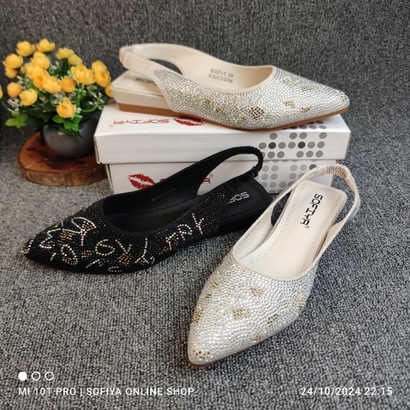 SOFIYA ORI 8107 1 SEPATU FLAT SHOES  TALI BELAKANG / SEPATU  FLATSHOES  / SLINGBACK SLINK BACK
