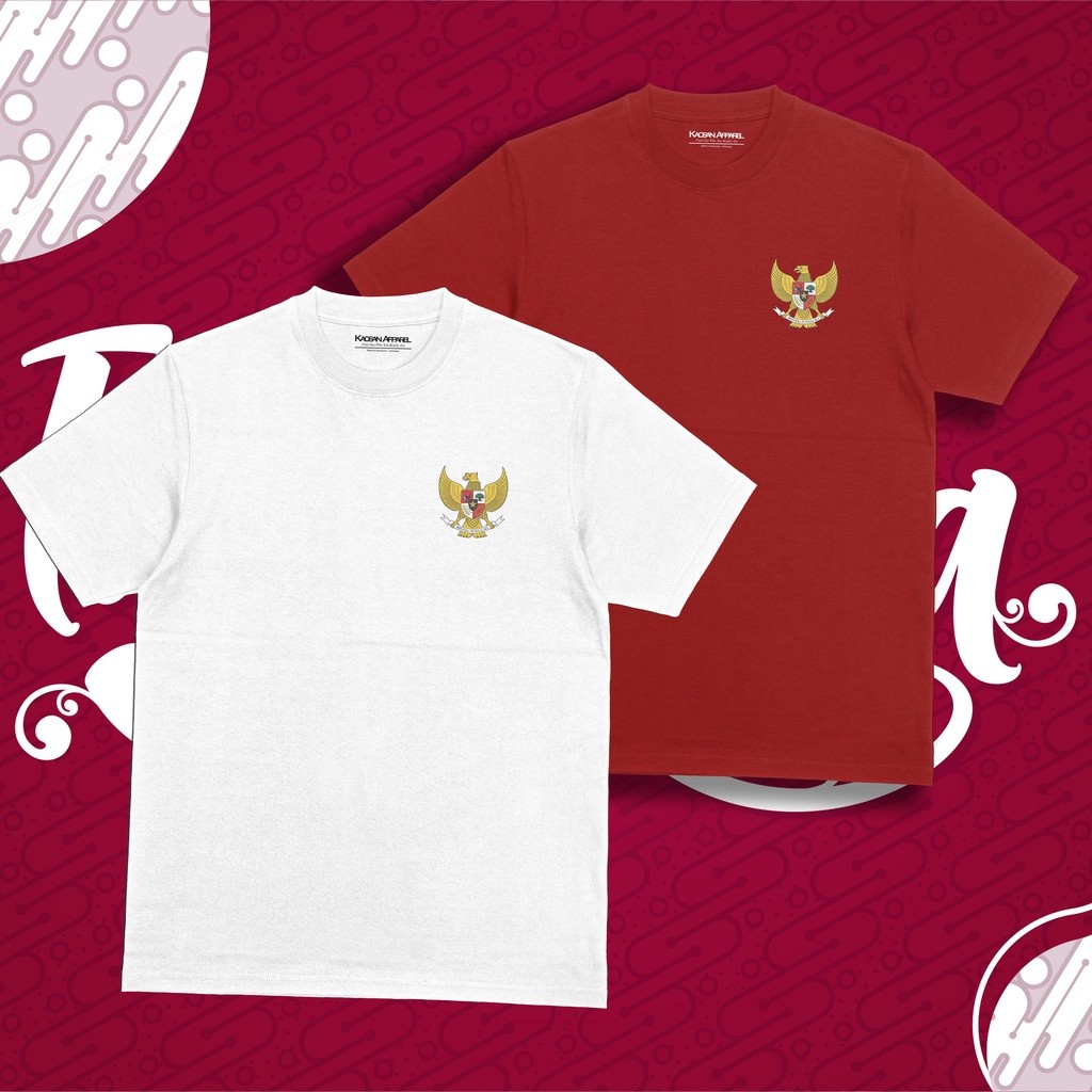 Toko Kaos Combed - Kaos Indonesia Timnas "Lambang Garuda" -  Kaos Garuda Muda Indonesia  Timnas Indo