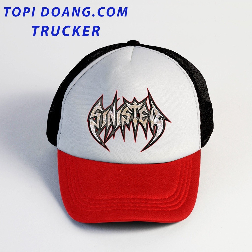 COD Topi Jaring Trucker Font Sinister / Topi Jaring Keren / Topi Jaring Band / Sinister / Topi Jarin