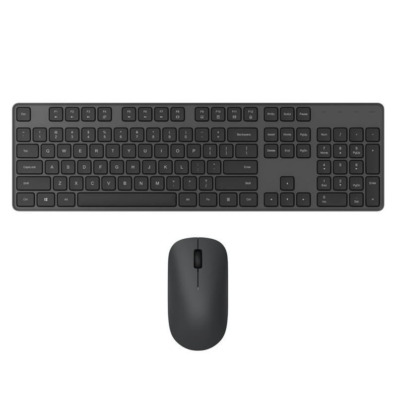 Keyboard Mouse Set RF 2.4GHz Wireless Office Keyboard 104 Keys For Windows PC Compatible USB game Ke