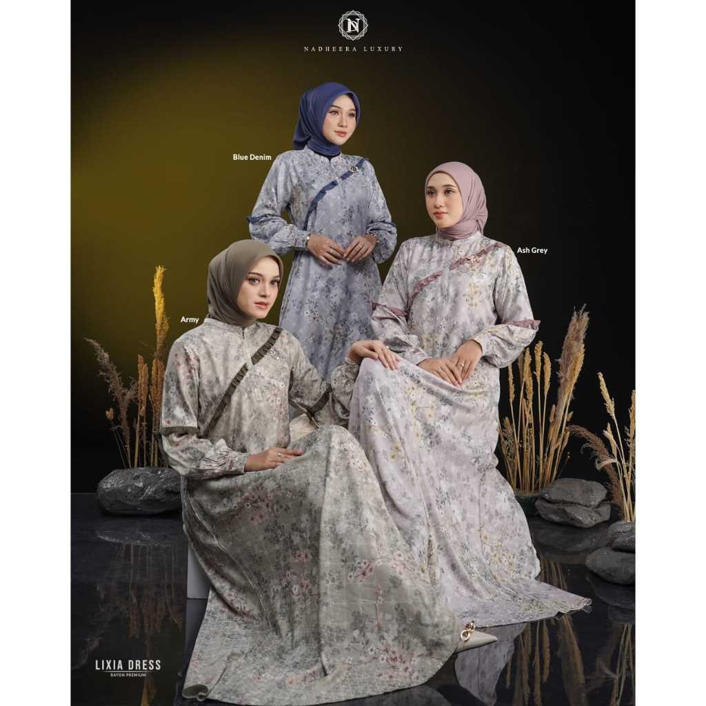 GAMIS TERBARU // LIXIA DRESS NADHEERA LUXURY TERBARU // DRESS NADHEERA LUXURY // DRESS // NADHEERA L
