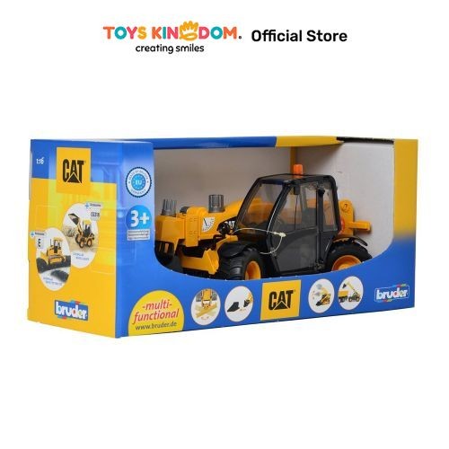 Toys Kingdom Bruder Diecast Mobil Cat Telehandler 2141 Toys Kids Toy Mobil Mainan Miniatur Mobil Mob