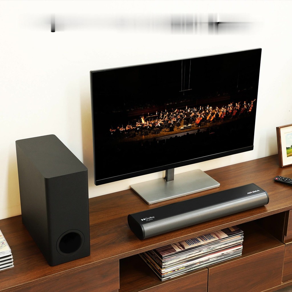 AIYIMA S07 Dolby Atmos 2.1 Sound Bar 150W Soundbars With Wireless Subwoofer for TV 3D System Speaker