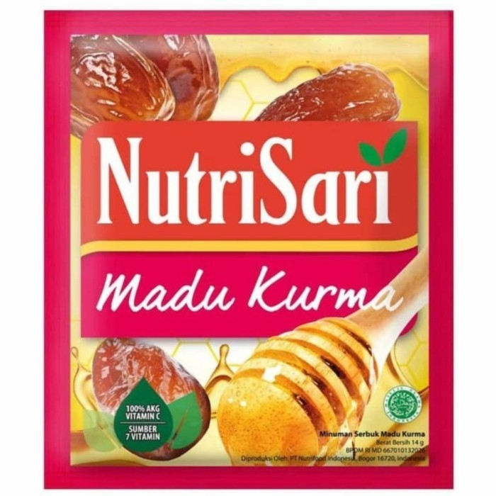 

Nutrisari Madu Kurma Renceng Renteng (isi 10 Sachet)