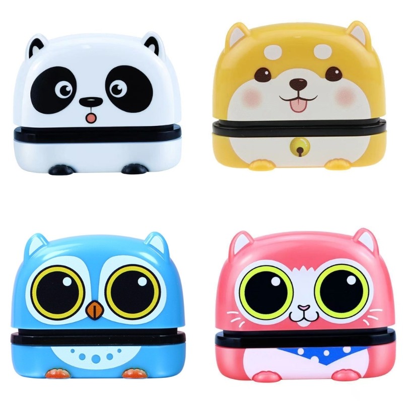 

Cartoon Name Stamp Paints Student Child Baby Engraved Waterproof Non-fading Kindergarten Name Seal Non Customizable