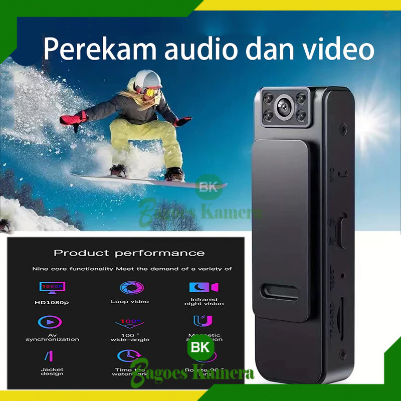[BK] Camera mini HD 1080P kamera digital pocket camera Spy Camera Full HD 1080P Kamera cctv mini ter