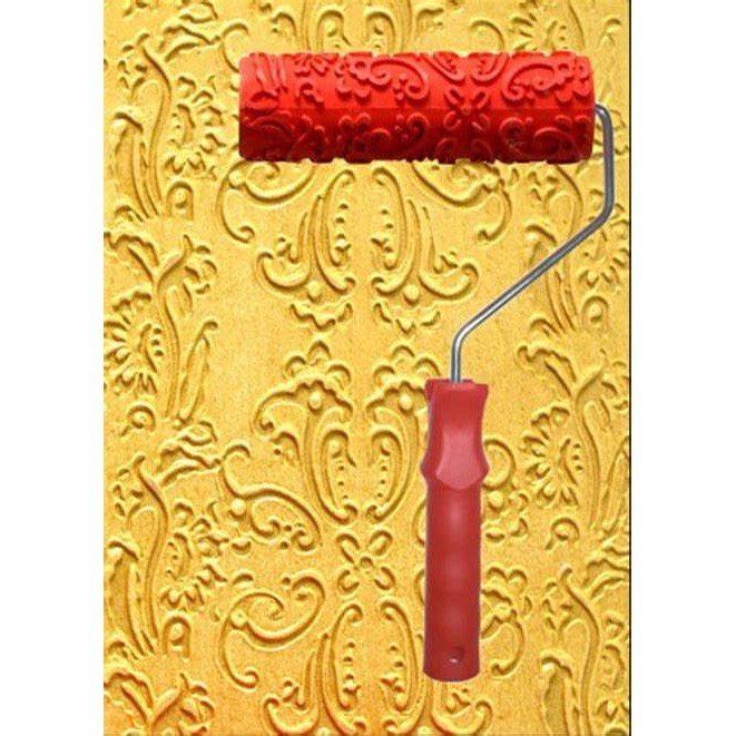 

Paint Roller Pattern Embossed Texture Painting Tools for Wall Rubber Airless Pintura Machine Household Brush EG043T