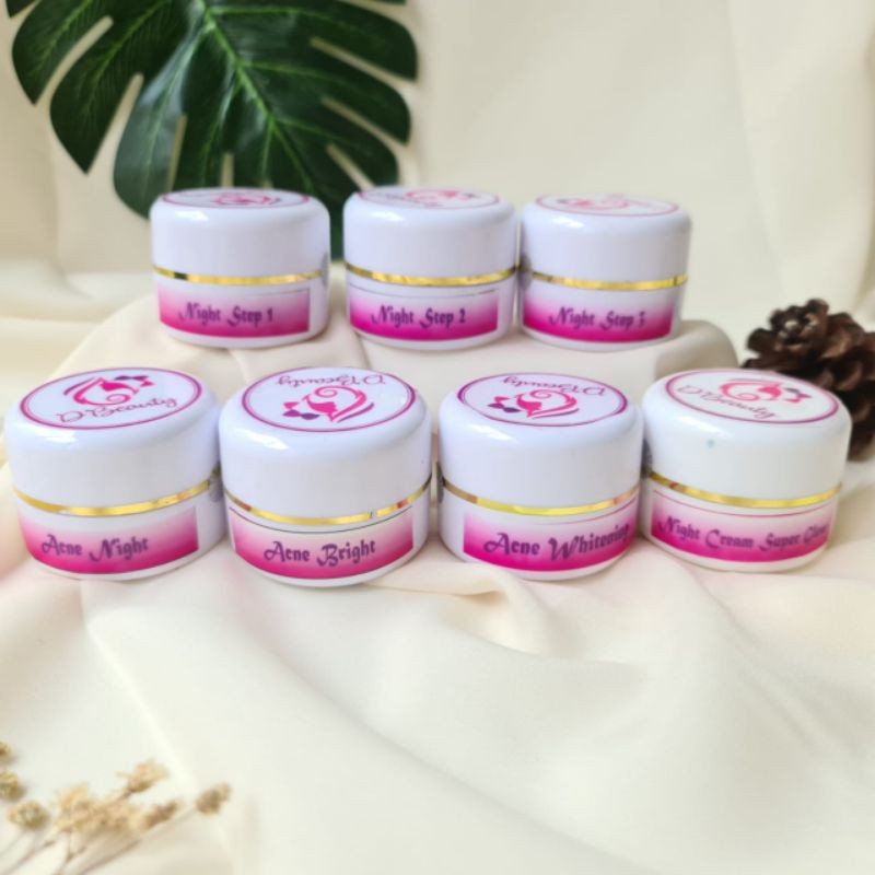 DBEAUTY - CREAM MALAM STEP 1 / STEP 2 / STEP 3 / SUPER GLOW / ACNE WHITE / SERUM ACNE PREMIUM / NIGH