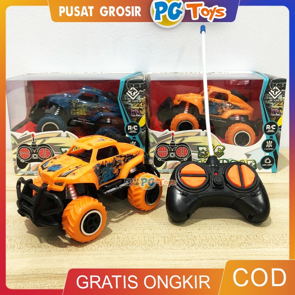 PGTOYS Mainan Mobil Remote Kontrol RC Mobil Jeep Off Road Car Toys Rock Crawler Mini Climber SNI