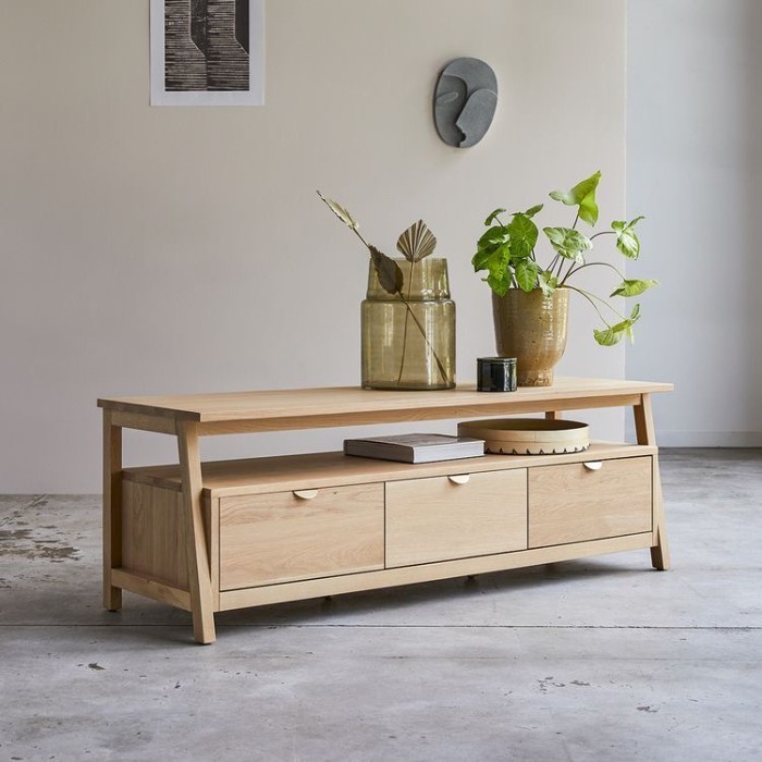 CABINET TV MINIMALIS / BUFFET TV MINIMALIS KAYU JATI