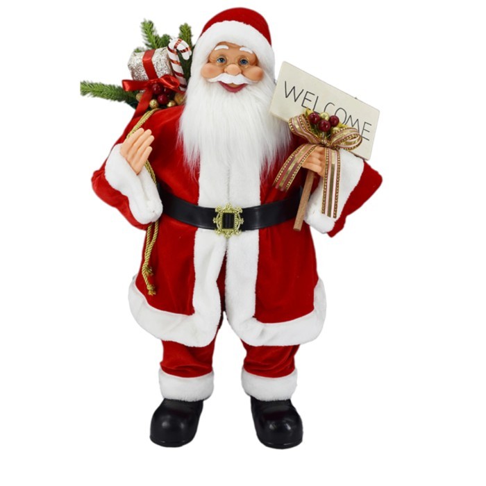 

Noelle 80 Cm Dekorasi Natal Boneka Santa Standing Traditional Y22