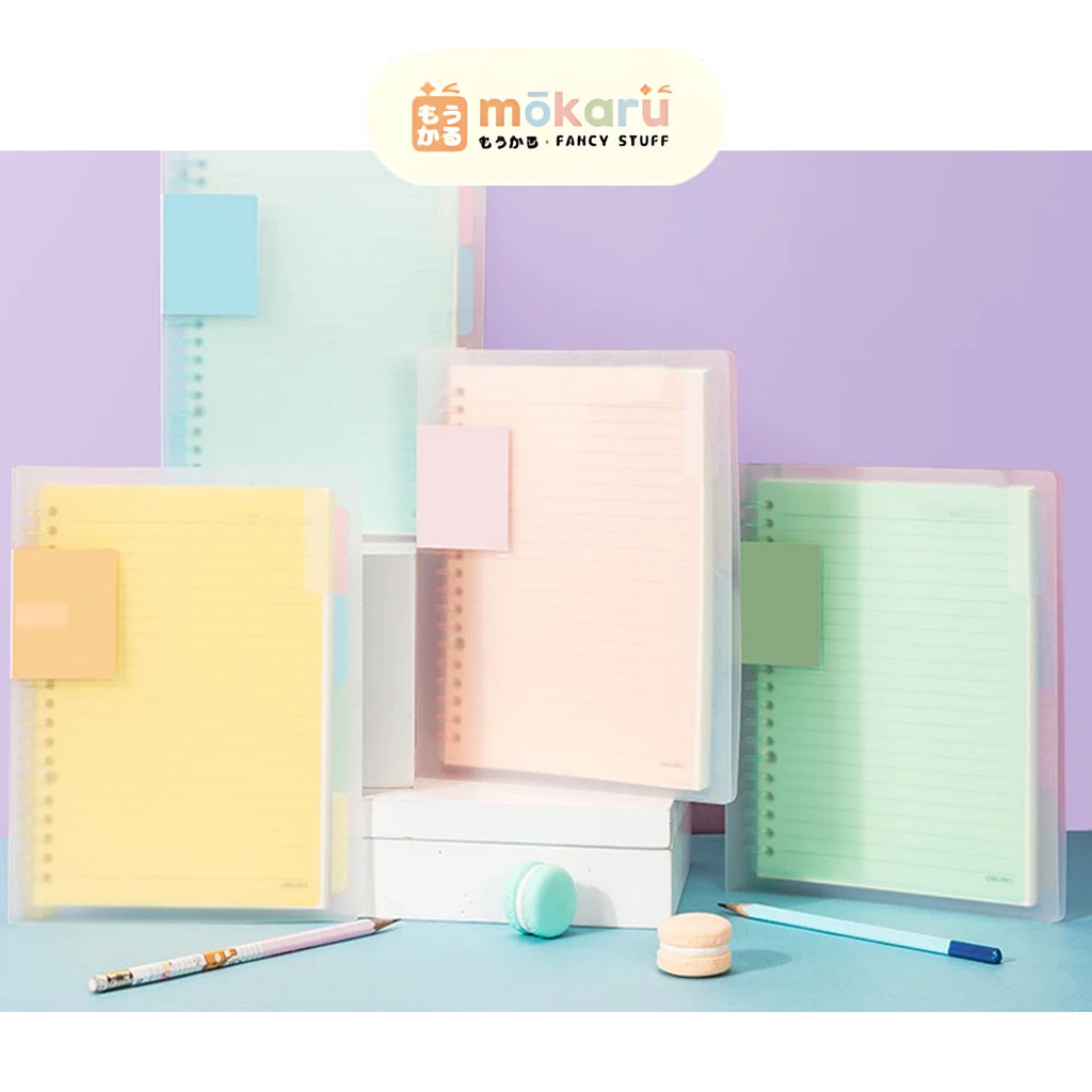 

Deli File Binder QH - A5 60 Lembar / Loose Leaf Buku Binder Transparant Lucu Unik Murah