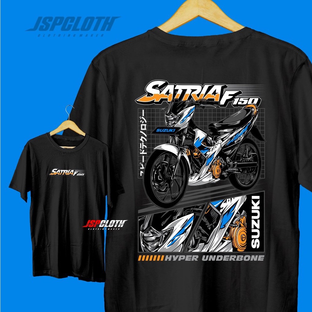 Kaos Baju Distro Pria SATRIA FU   OTOMOTIF   MOTOR Katun Racing