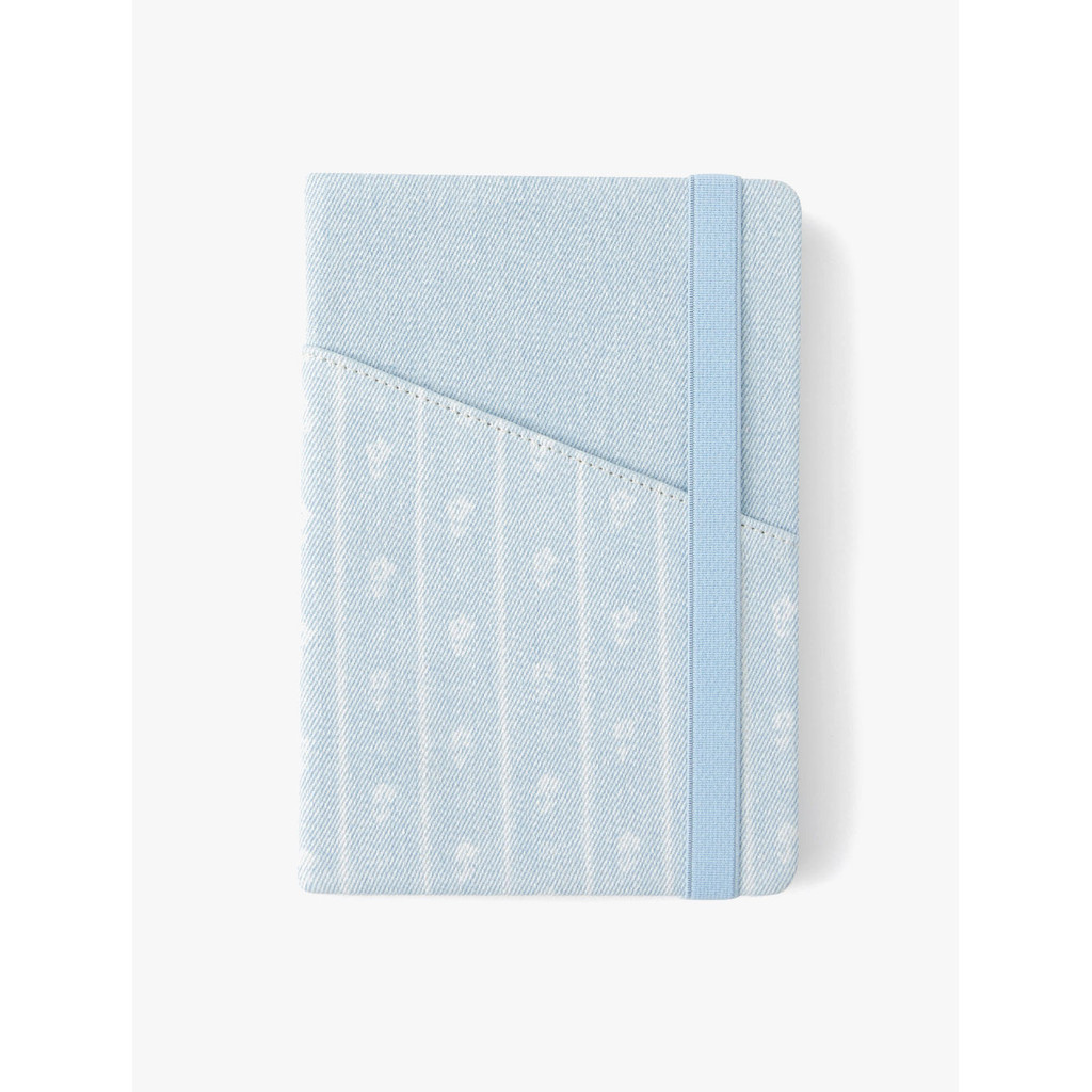 

Typo - Buku & Alat Tulis - A5 Dot Arlow Journal - Denim Border Floral