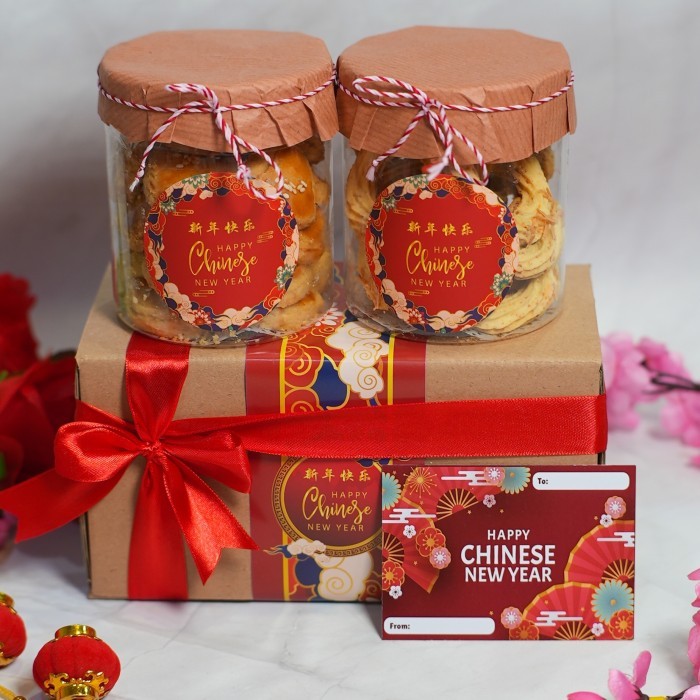 

Cookies Parcel Hamper Hampers Parsel Kue Kering Imlek Sincia CNY Murah - LUNAR