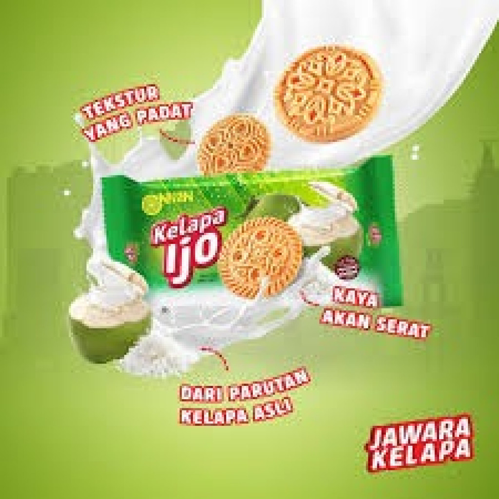 

Nissin Biskuit Kelapa Ijo 280 gr Coconut Crackers