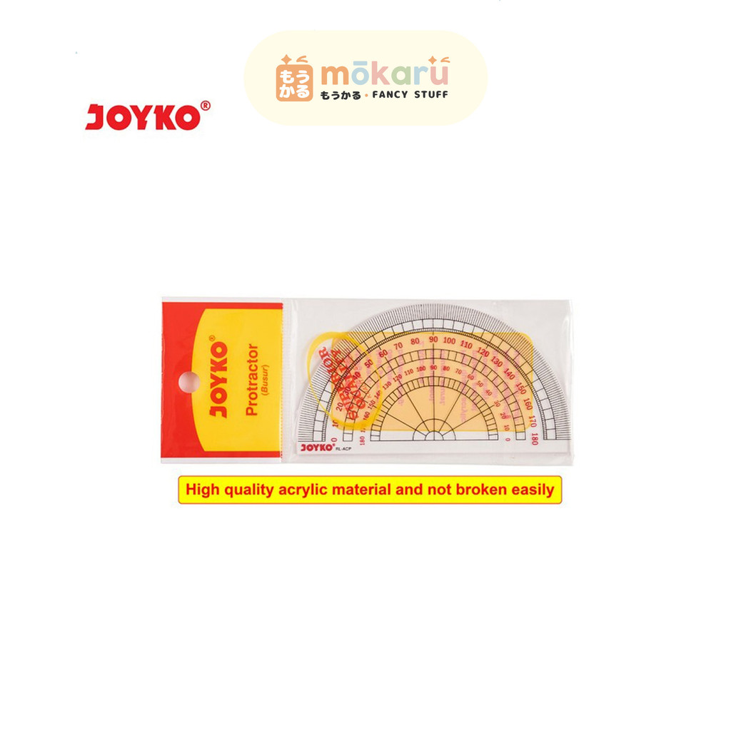 

Joyko Protractor Penggaris Busur RL-ACP 180 Derajat Murah Berkualitas