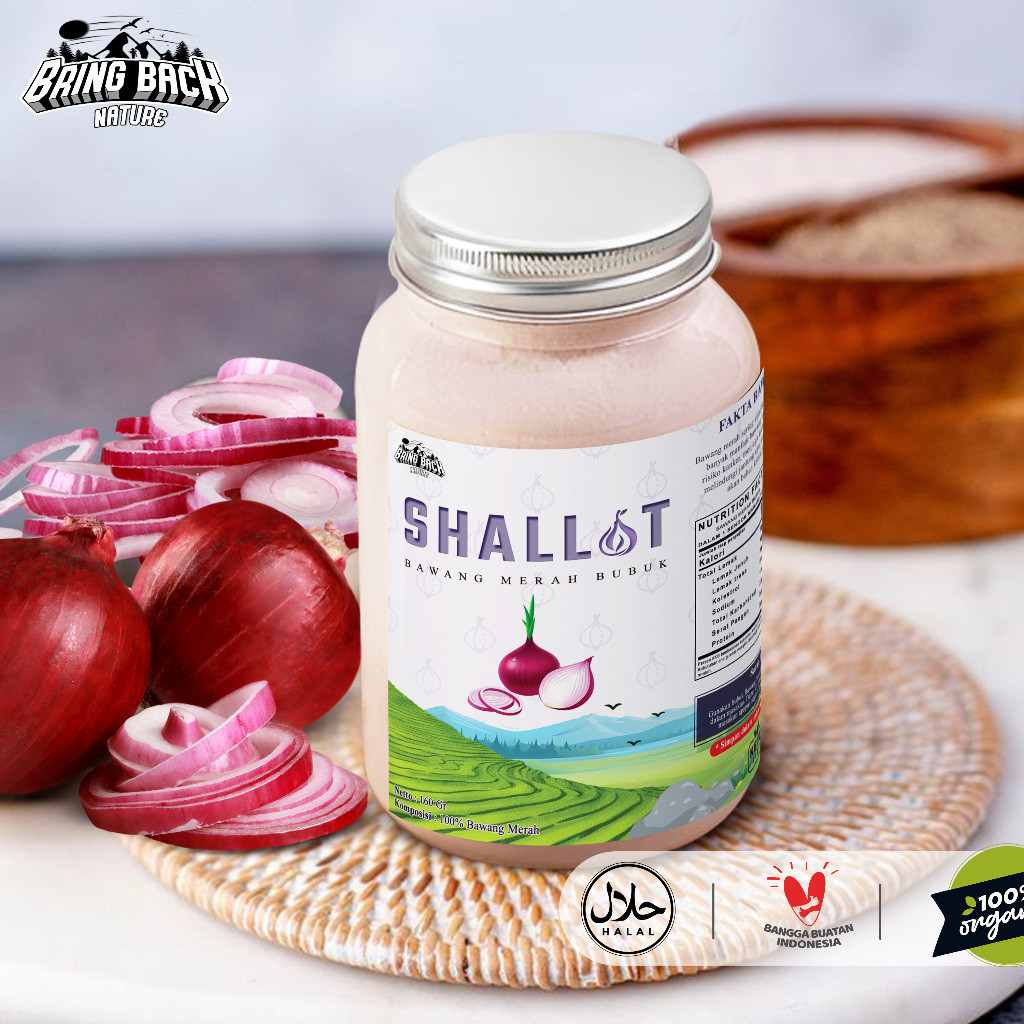 

BAWANG MERAH BUBUK 160gr PREMIUM ASLI DAN MURNI / PURE SHALLOT POWDER RED ONION POWDER ORIGINAL 100% TANPA CAMPURAN HERBAL JANTUNG DAN DIABETES / REMPAH SERBUK BAWANG MERAH BUMBU