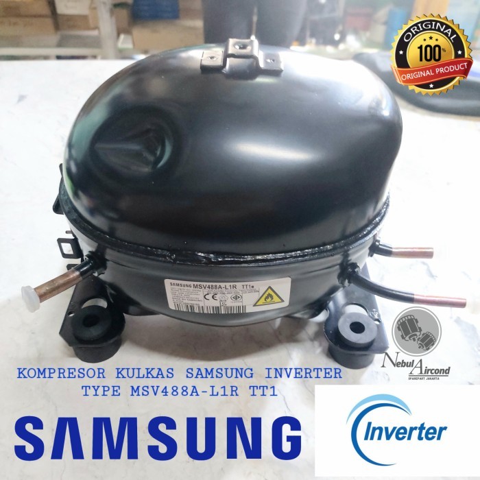 HS99 KOMPRESOR KULKAS SAMSUNG INVERTER TYPE MSV488A-L1R TT1 200-240v-50Hz