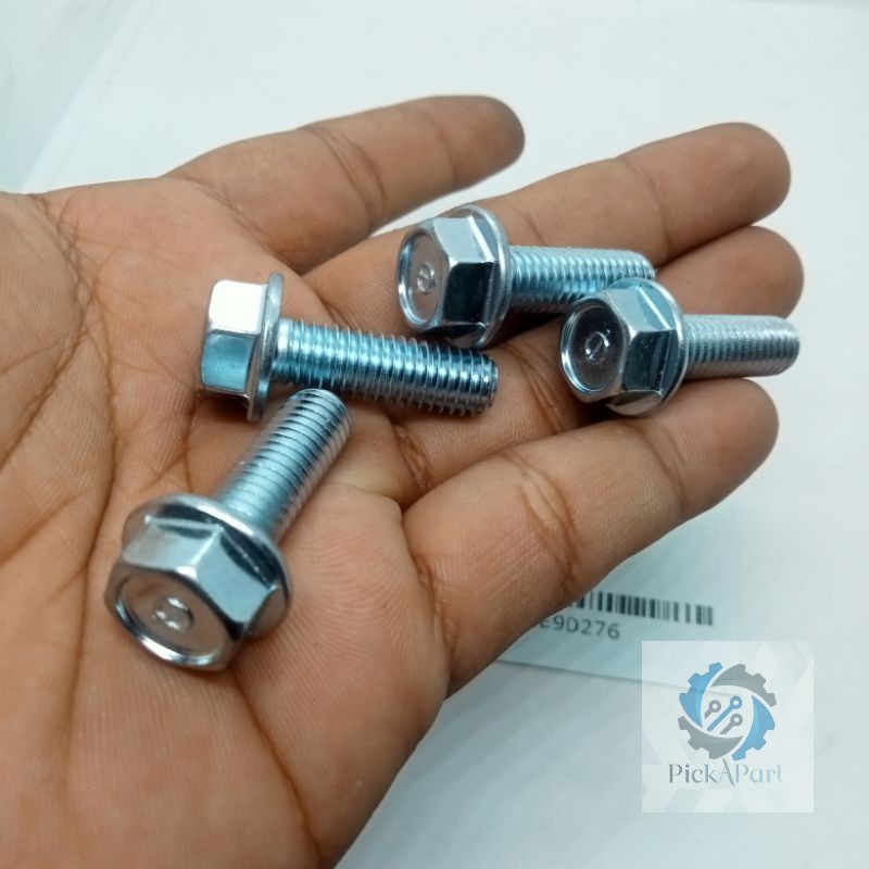 BAUT FLANGE ORIGINAL M8×25 KUNCI 12 BAJA KARBON pickapart