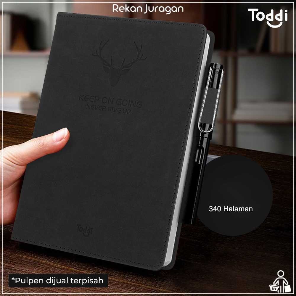 

Toddi Buku Jurnal Hardcover Notebook Diary 80GSM 340 Halaman Grid - CW-5025