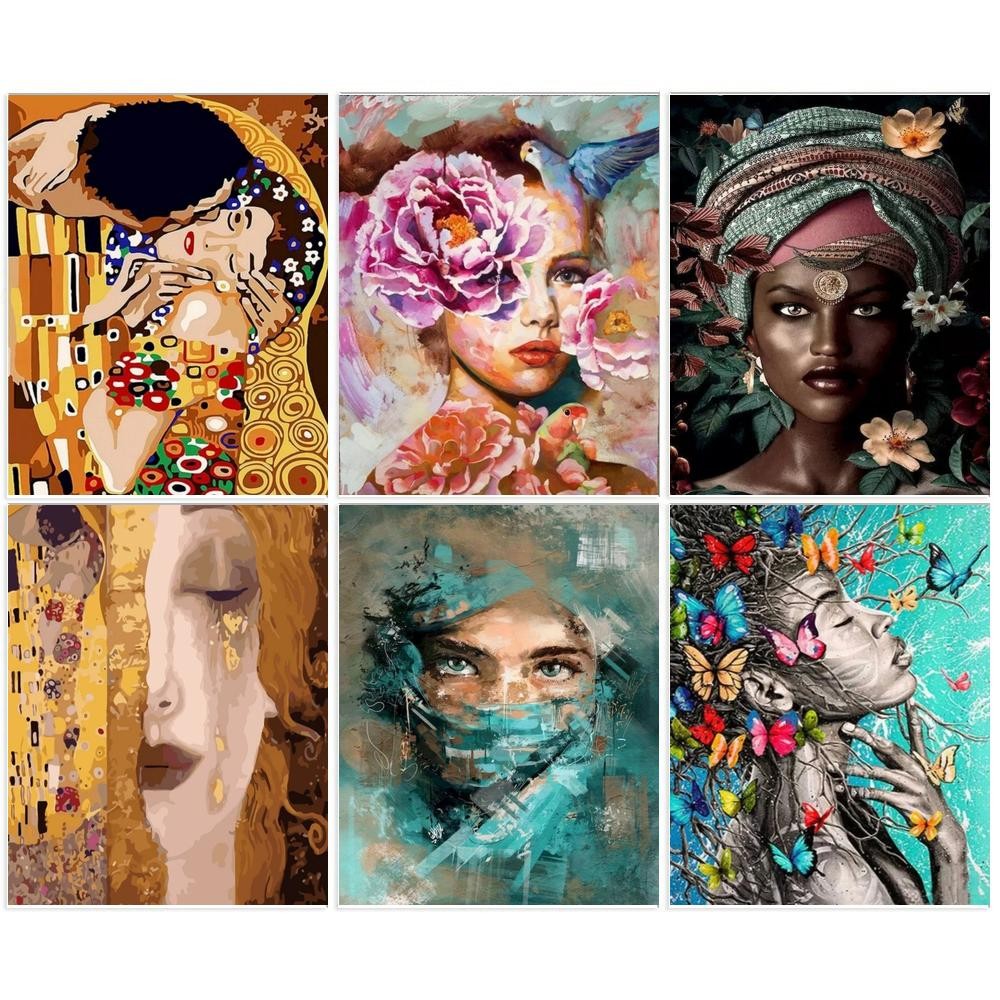 

Painting By Numbers Women Figure Canvas Painting Drawing By Numbers Unique Gift For Living Room Decoration