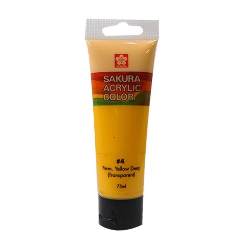 

Gramedia Surabaya - ACRYLIC SAKURA 75ML XAC75-4 PERMANENT YELLOW DEEP