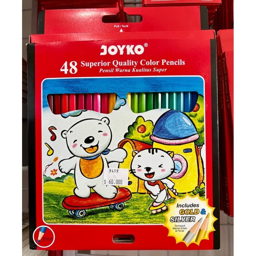 

PENSIL WARNA JOYKO 48W CP-48PB