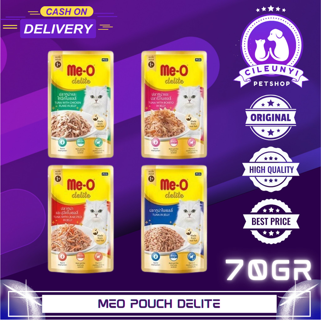 Meo Delite premium cat pouch 70gr