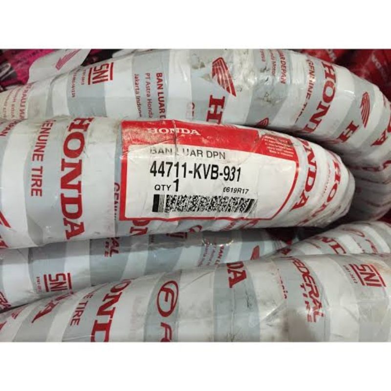 Ban federal Ban Luar AHM 44711-KVB-931 Federal Honda 80/90-14 Ring 14 Scoopy Beat Vario Spacy ori 10