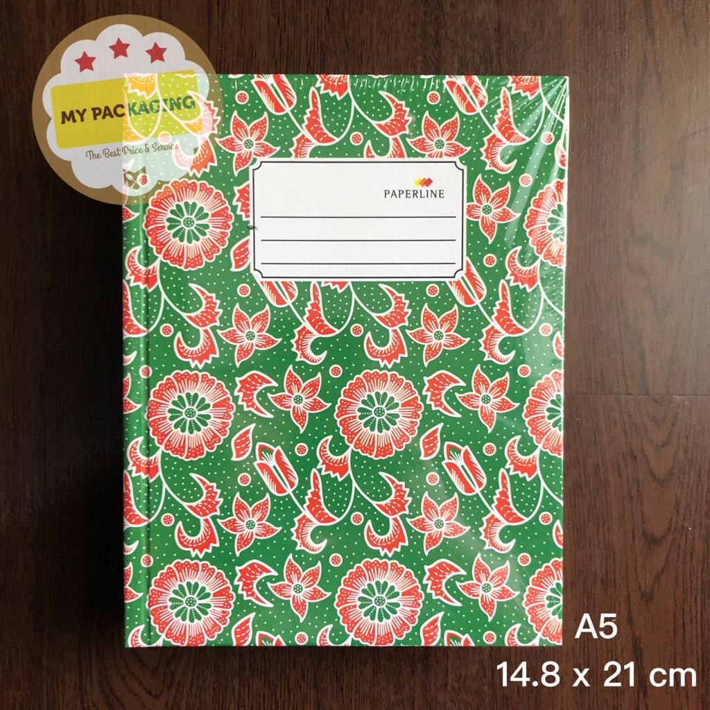 

Buku Catatan Hard Cover Paperline ukuran Quarto A5 100 Lembar Notebook 5 Buku