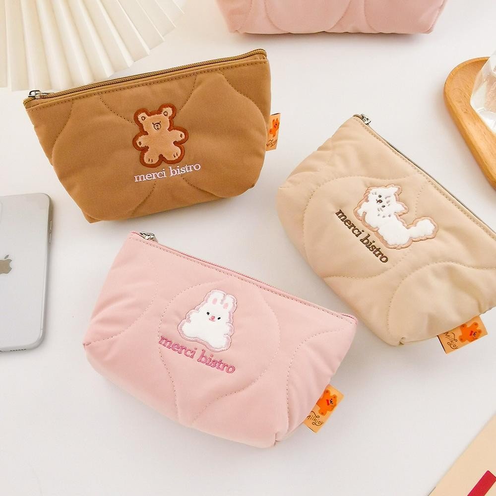 

Cute Roll Pencil Case School Pencilcase Kawaii Bear Pen Bag Plush Penal Stationery Box Big Pencilfolder Pouch Kit Cartridge Mini