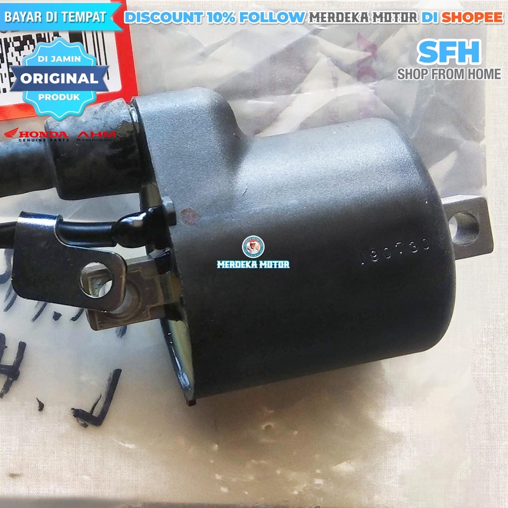 Coil Koil Penyalaan Ignition Megapro Lama MP Hiu Mega Pro Karbu MP Engkel 1999-2005 ( 30510-KEH-950 