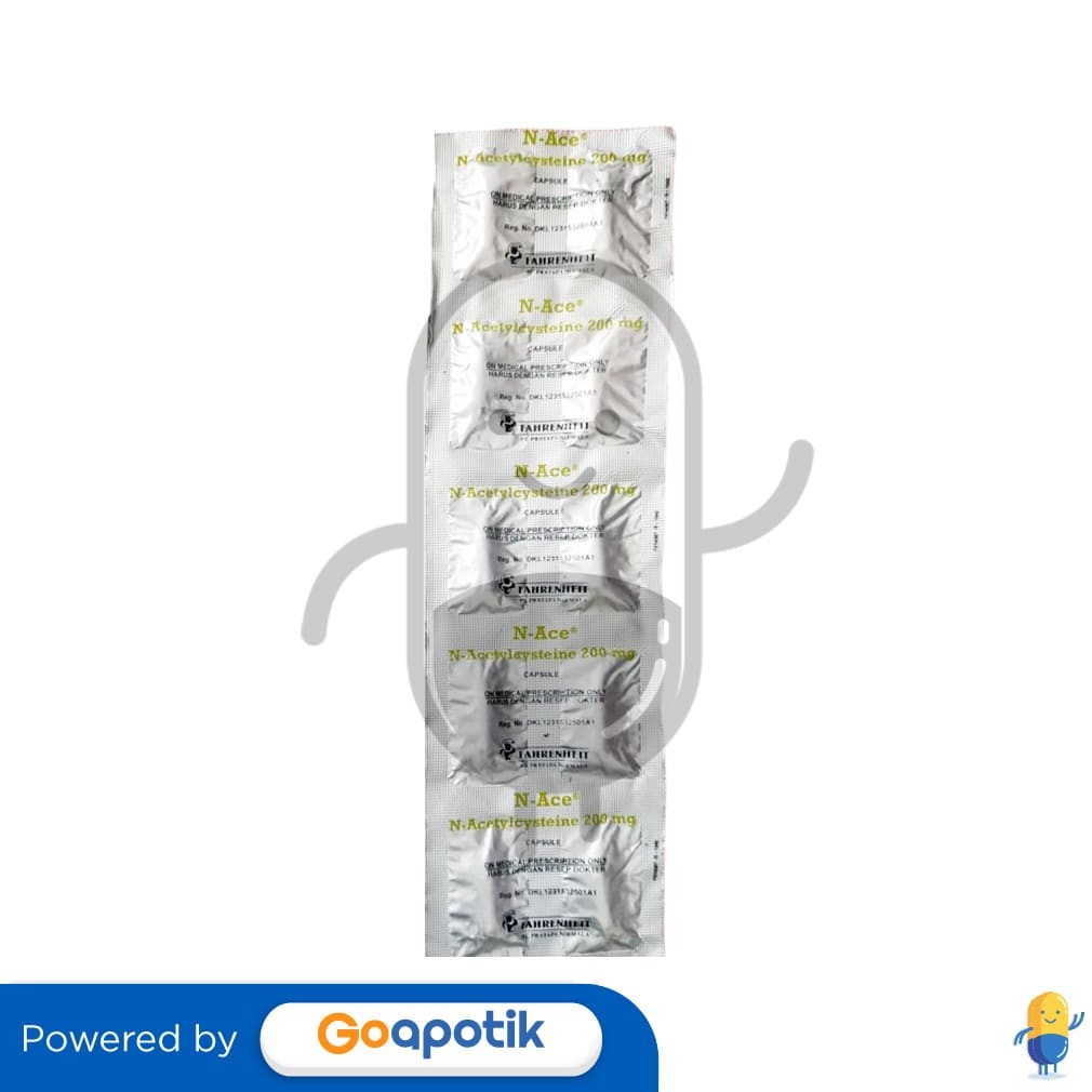 N-Ace 200 Mg Strip 10 Kapsul