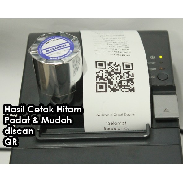 

best -1 Dus isi 100 Roll Thermal Roll Paper 58x40 Cash Register - Packaging Foil