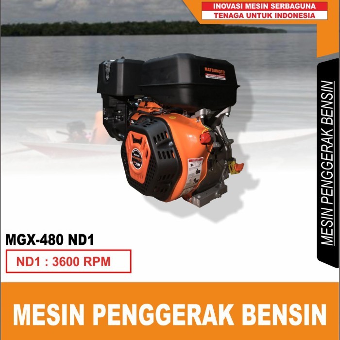 Mesin Penggerak Bensin MGX-480 25hp MATSUMOTO