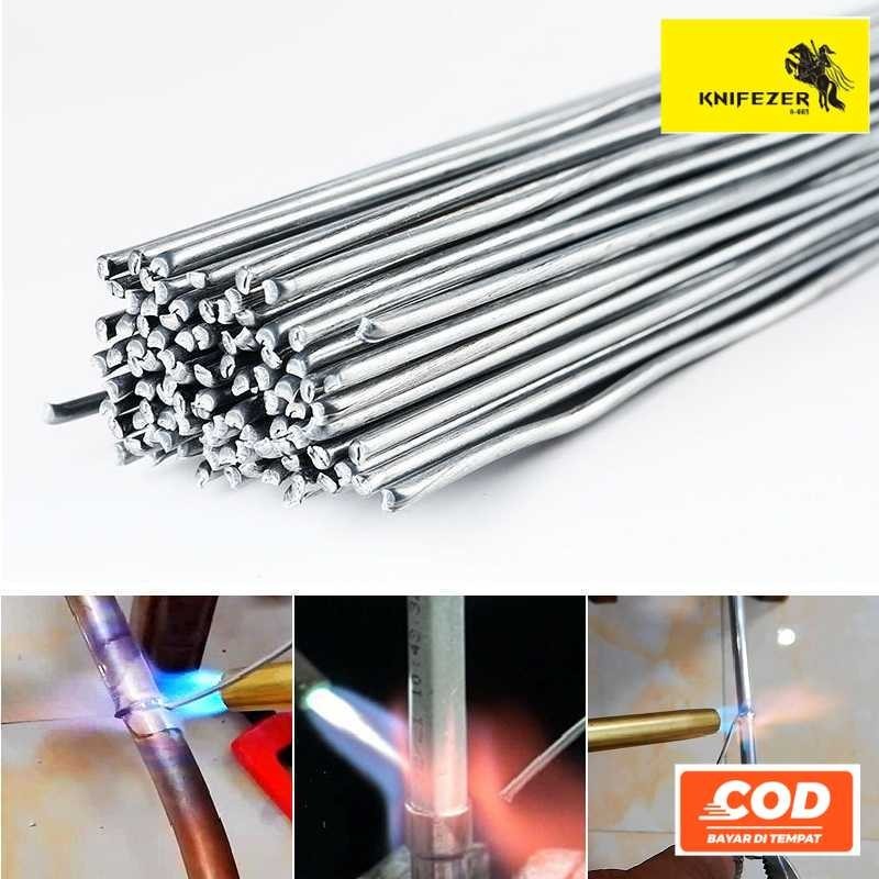 Original Kawat Las Aluminium Electrode Suhu Rendah 50cm 1 PCS / Kawat Las Eceran