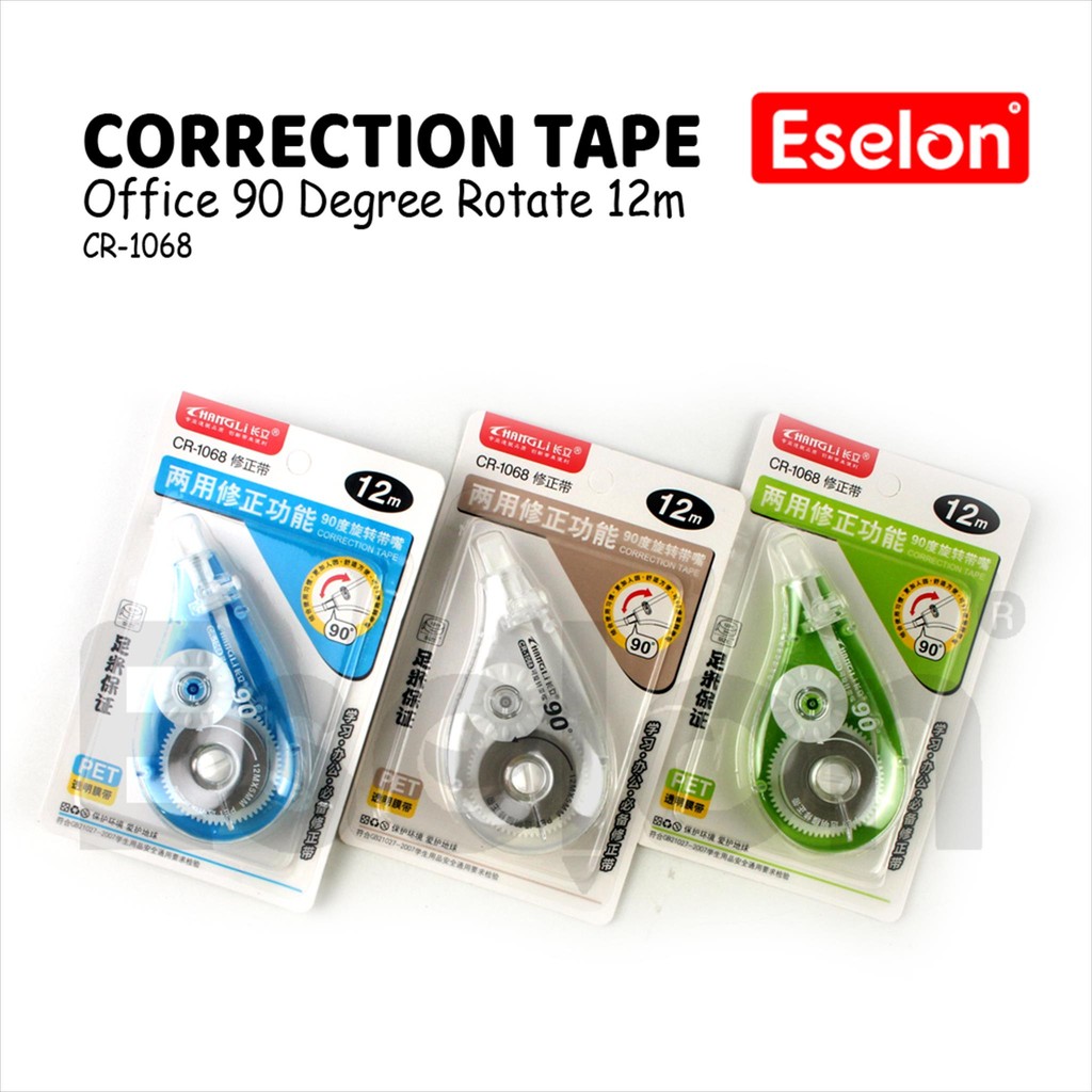 

Correction Tape Office CR-1068 / Tipe x Roll / Tipe x Kertas 12m